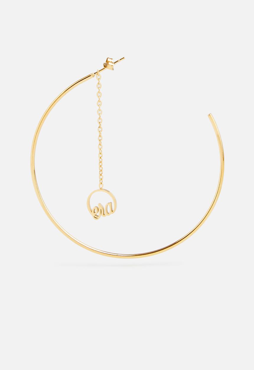ERA by DJ Zinhle - Drop hoop earrings - gold