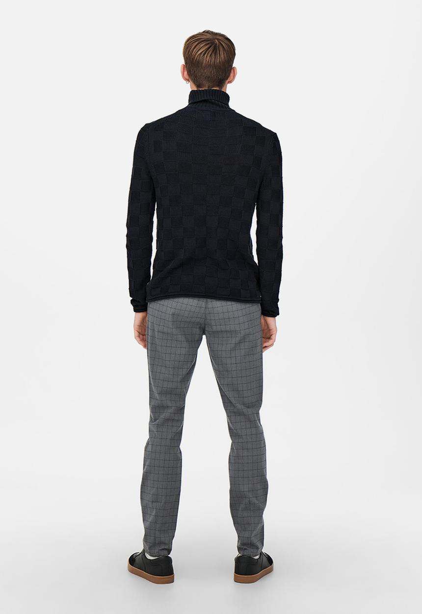 Only & Sons - Onshelix roll neck life knit - dark navy