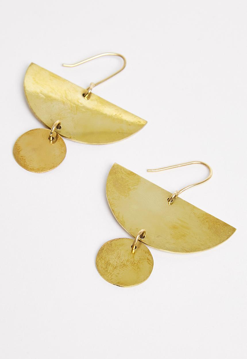 Tessa Design - Ryleigh unmatch earrings - gold