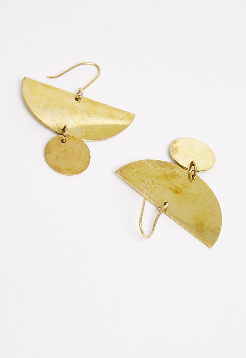 Tessa Design - Ryleigh unmatch earrings - gold