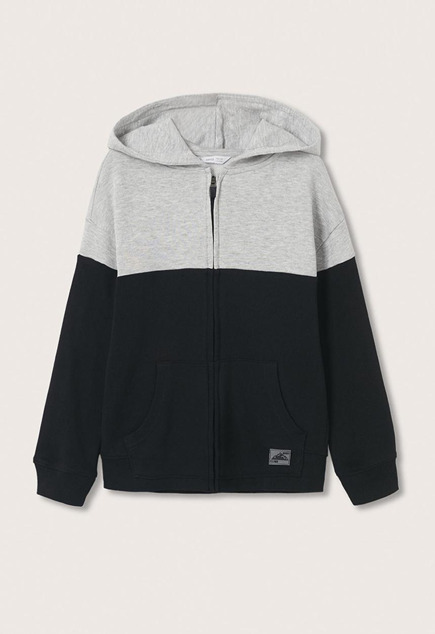 MANGO - Sweatshirt stones - grey