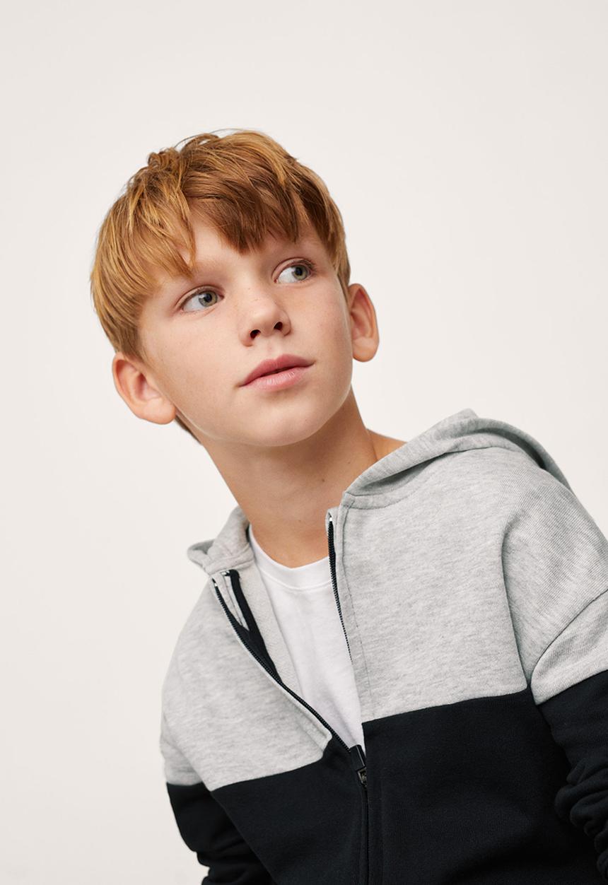 MANGO - Sweatshirt stones - grey