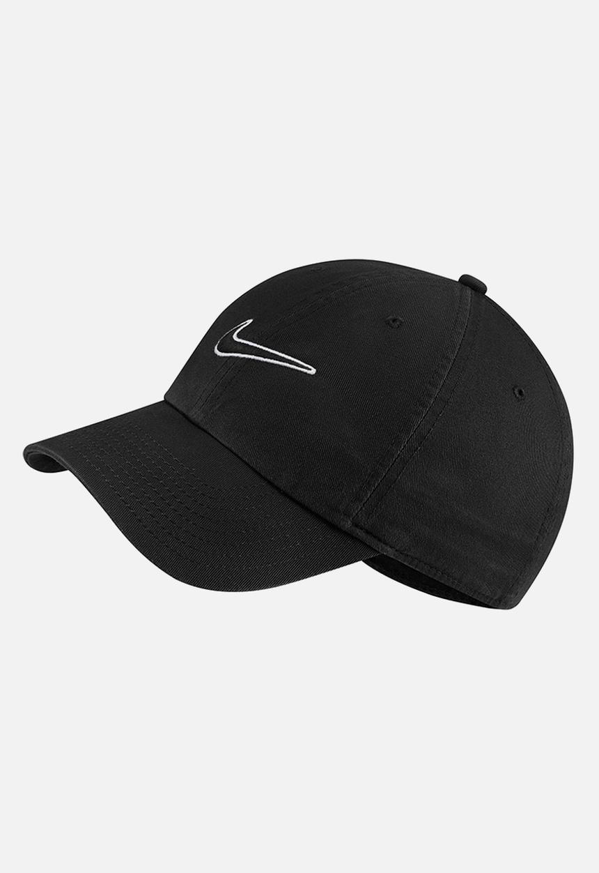 Nike - U nsw h86 swoosh wash cap - black/black