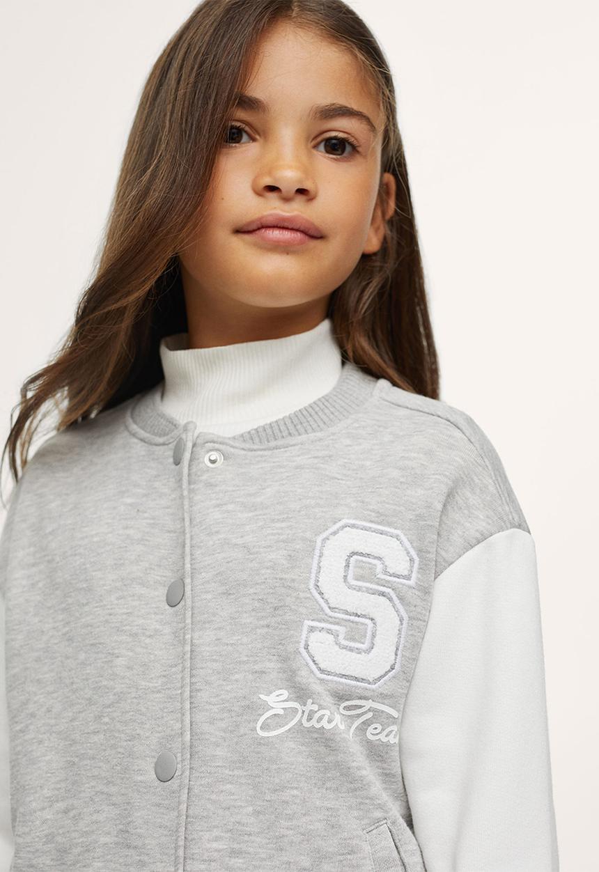 MANGO - Sweatshirt bombi - grey