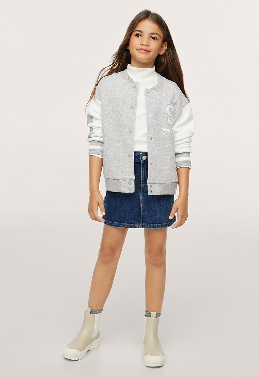 MANGO - Sweatshirt bombi - grey