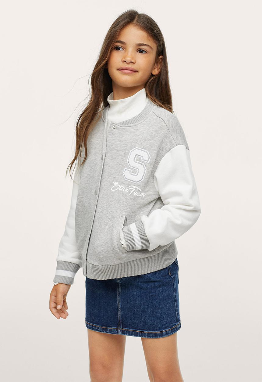 MANGO - Sweatshirt bombi - grey