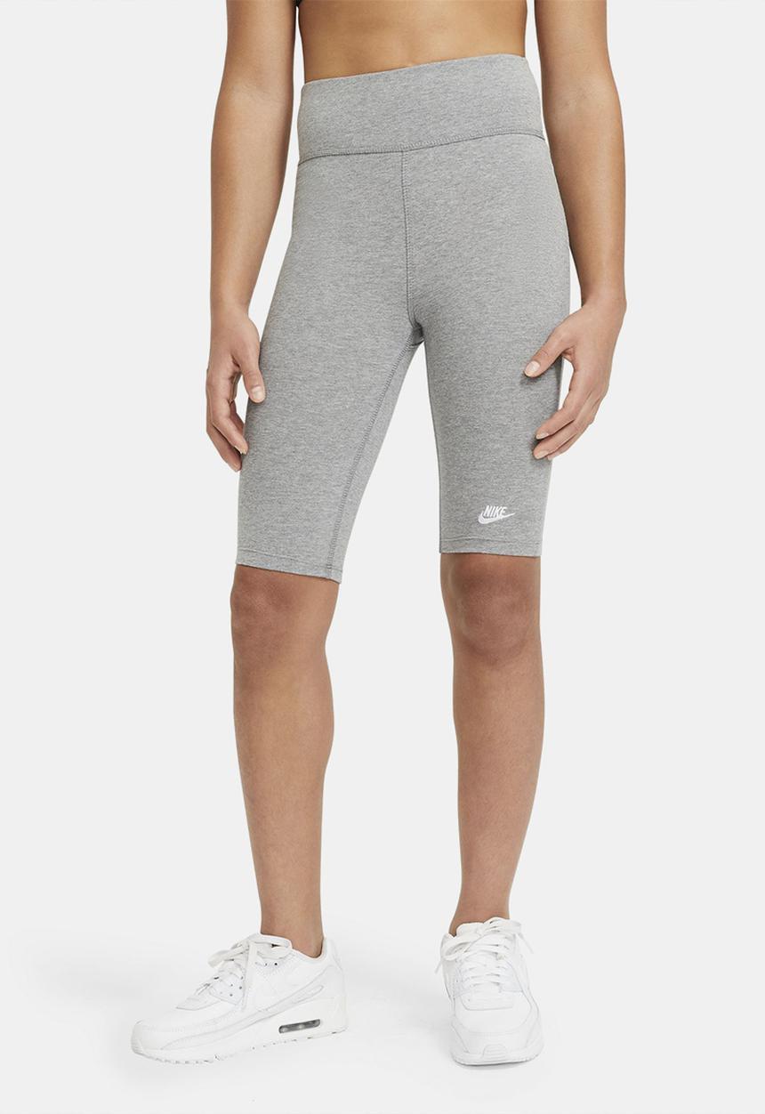 Nike - G nsw bike 9 in short  - carbon heather/white