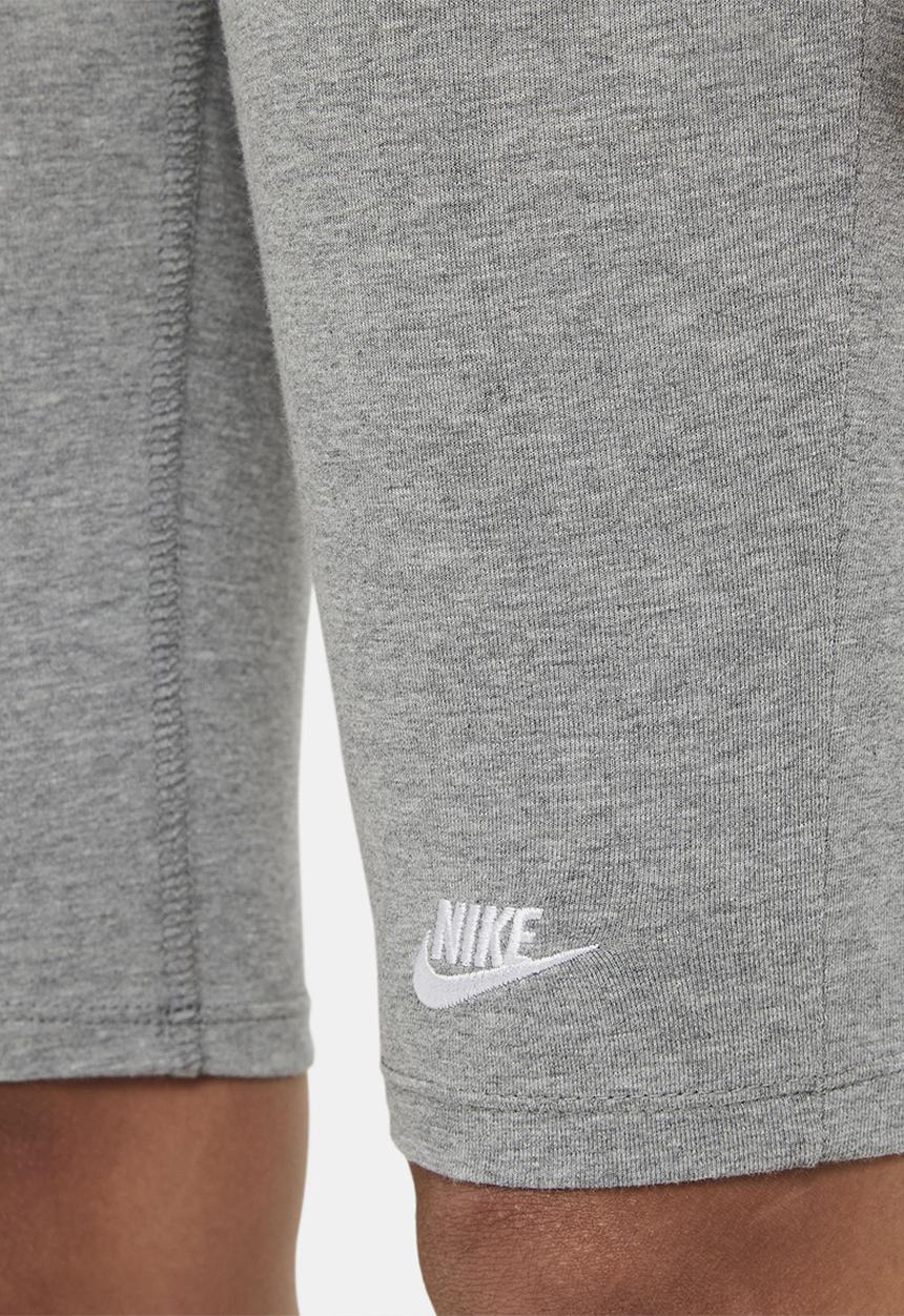 Nike - G nsw bike 9 in short  - carbon heather/white