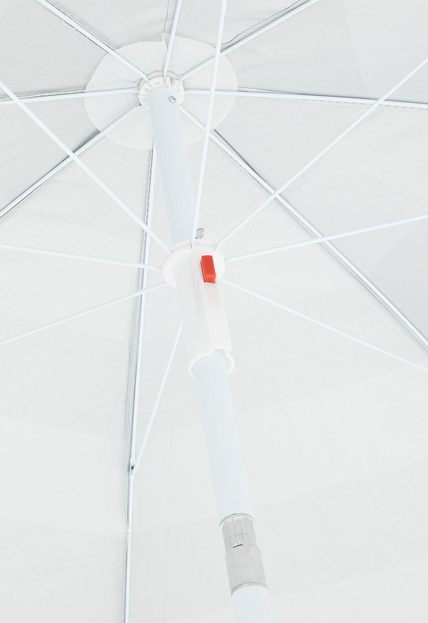 Sixth Floor - Crete beach umbrella - grey & white 