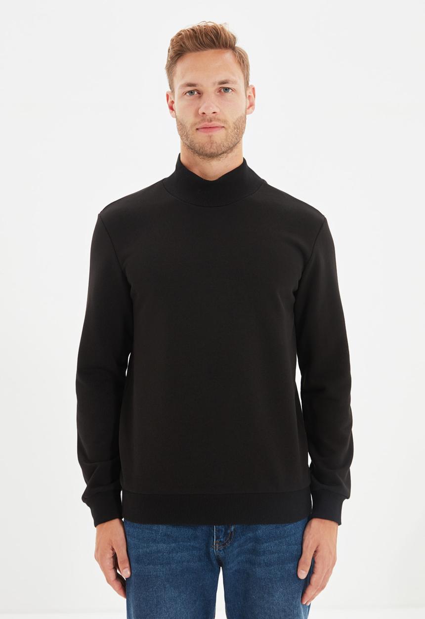 Trendyol - Paul high neck sweater - black