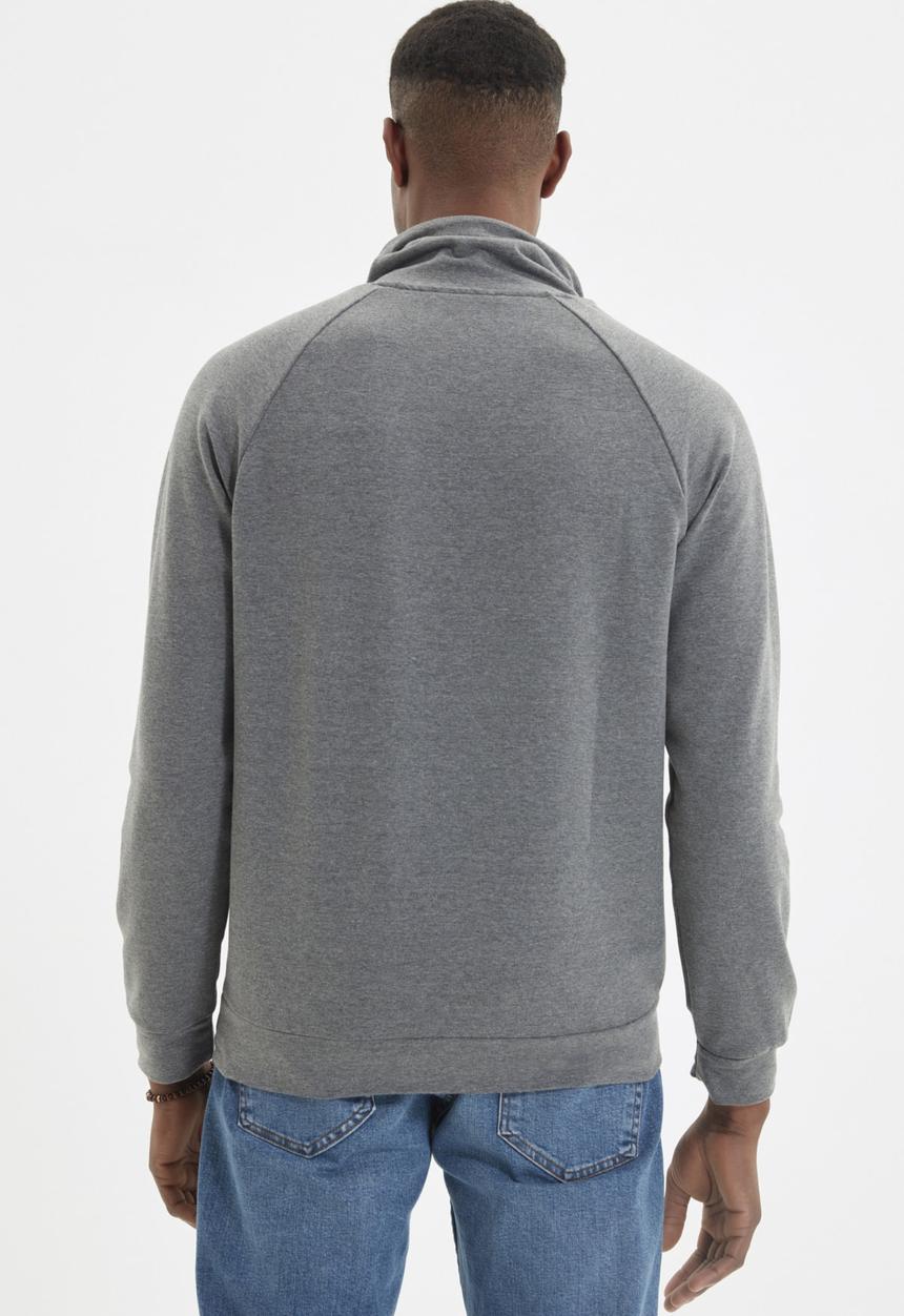 Trendyol - High neck regular fit sweater - anthracite