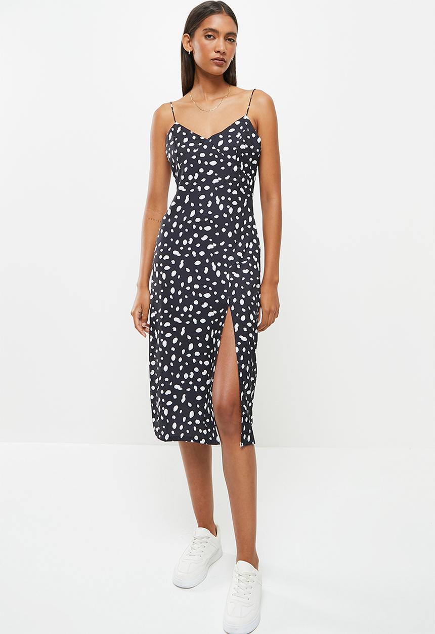 dailyfriday - Strappy midi dress - white spot