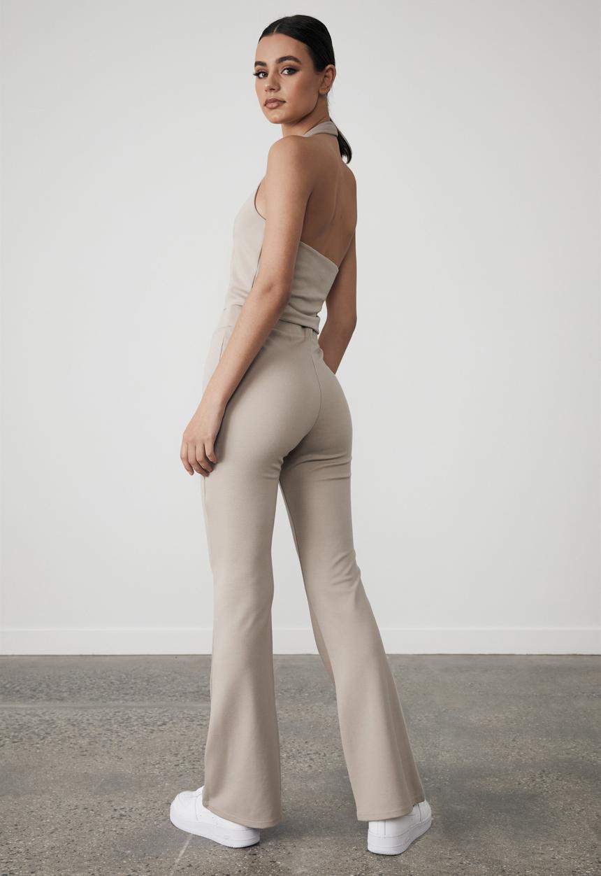 Factorie - Hype pull on pant - brown mushroom