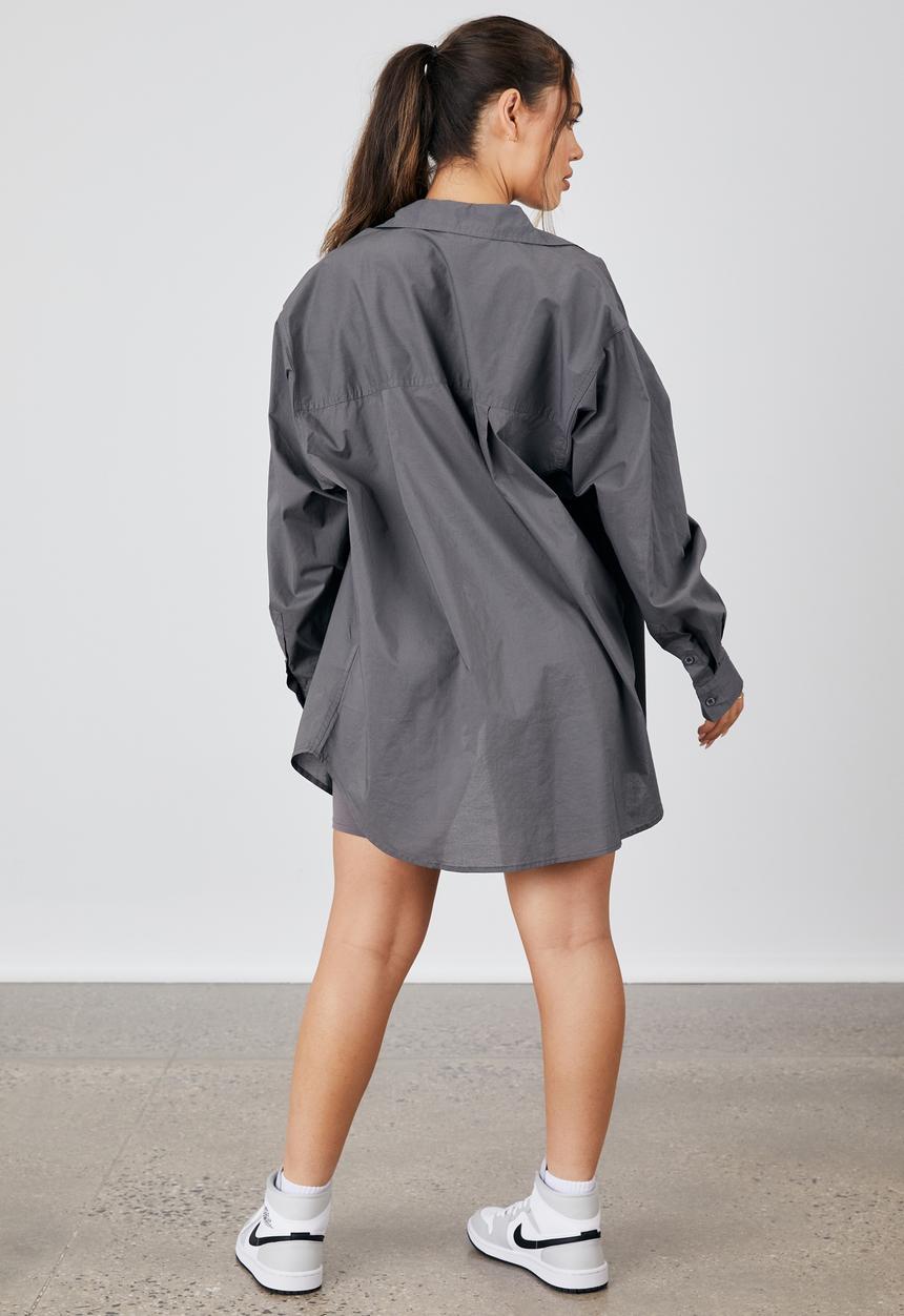 Factorie - Oversized long sleeve shirt - tornado
