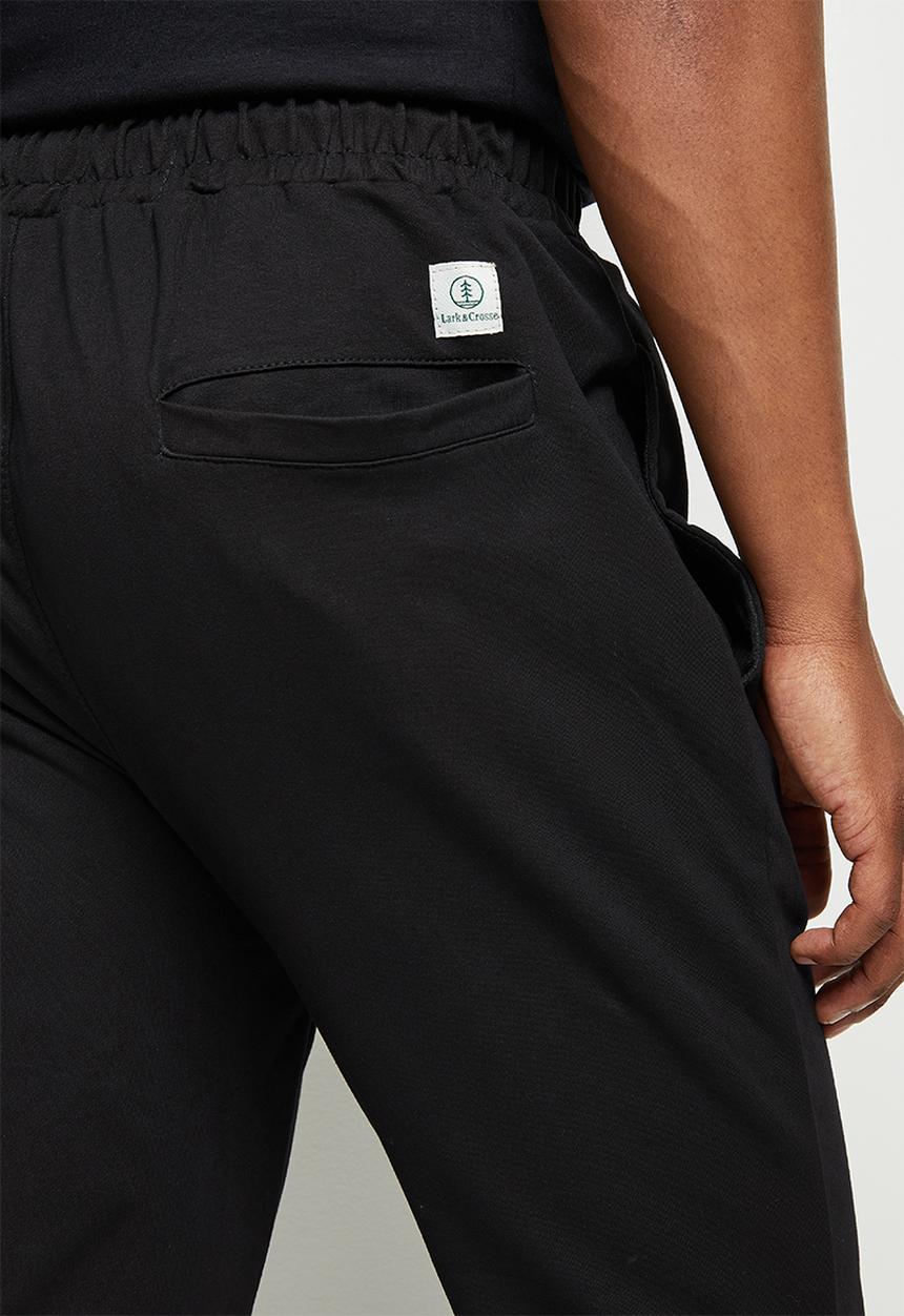 Lark & Crosse - Eldy slim fit sweatpants - black