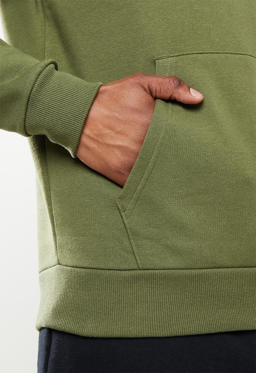 Under Armour -  UA Rival Fleece Signature Box Hoodie - Olive