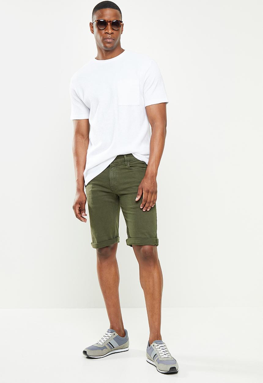 MANGO - Bermuda shorts nepto - green