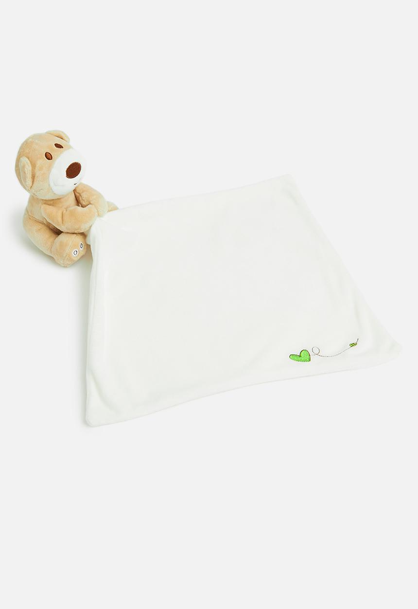 Pop Candy - Baby soft toy blanket - cream