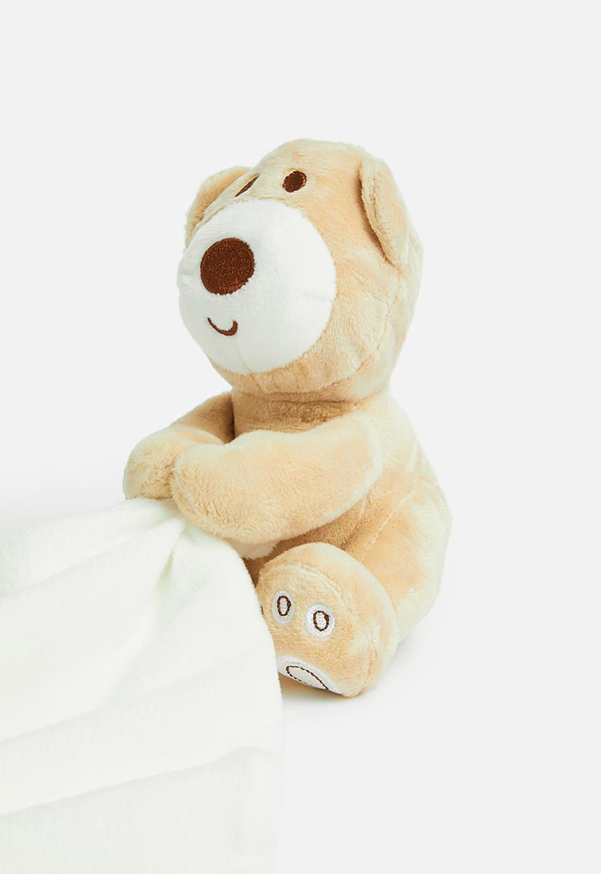 Pop Candy - Baby soft toy blanket - cream
