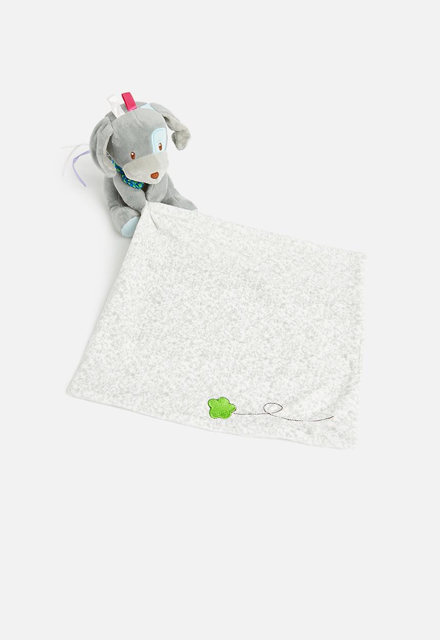 Pop Candy - Baby soft toy blanket - grey