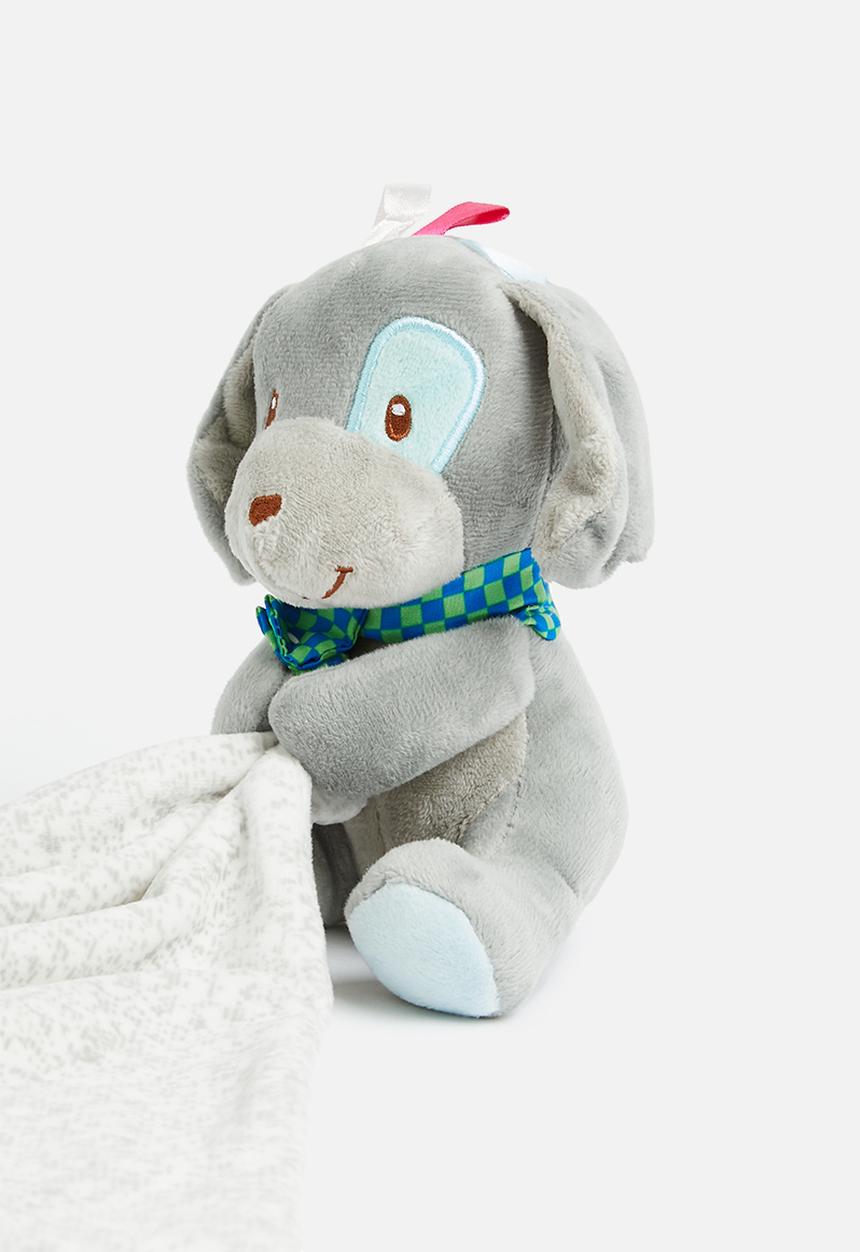 Pop Candy - Baby soft toy blanket - grey