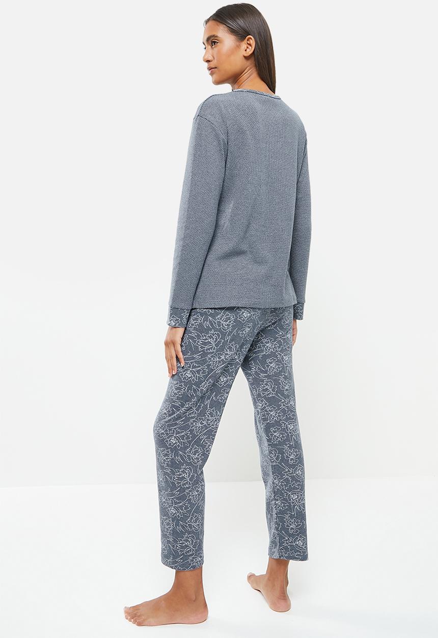 Trendyol - Knit pajama set - dark grey 