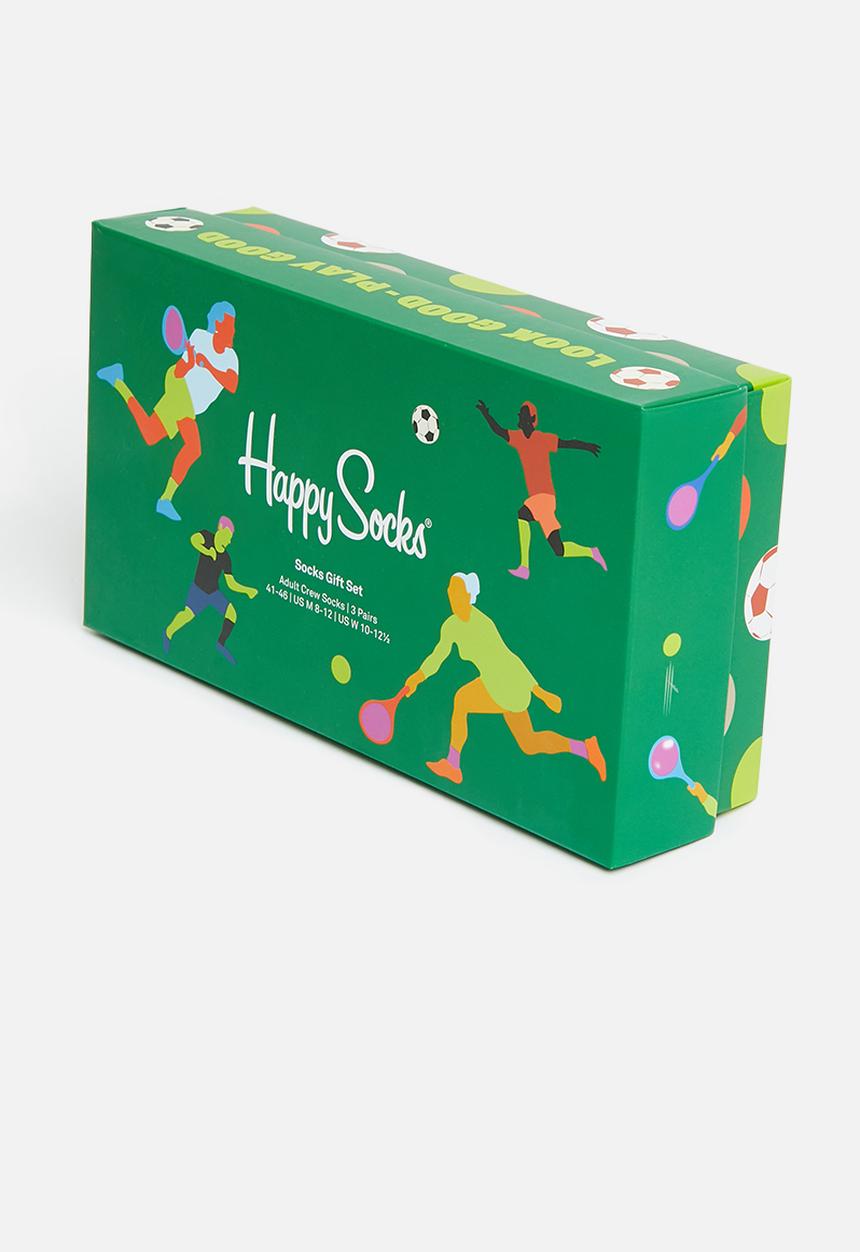 Happy Socks - 3-Pack sports socks gift set - multi 