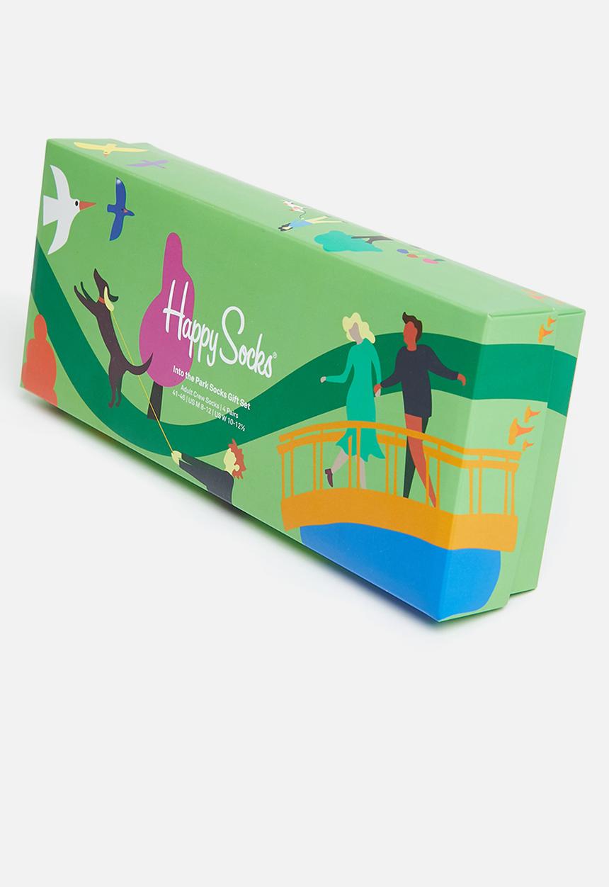 Happy Socks - 4-Pack into the park socks gift set - multi 