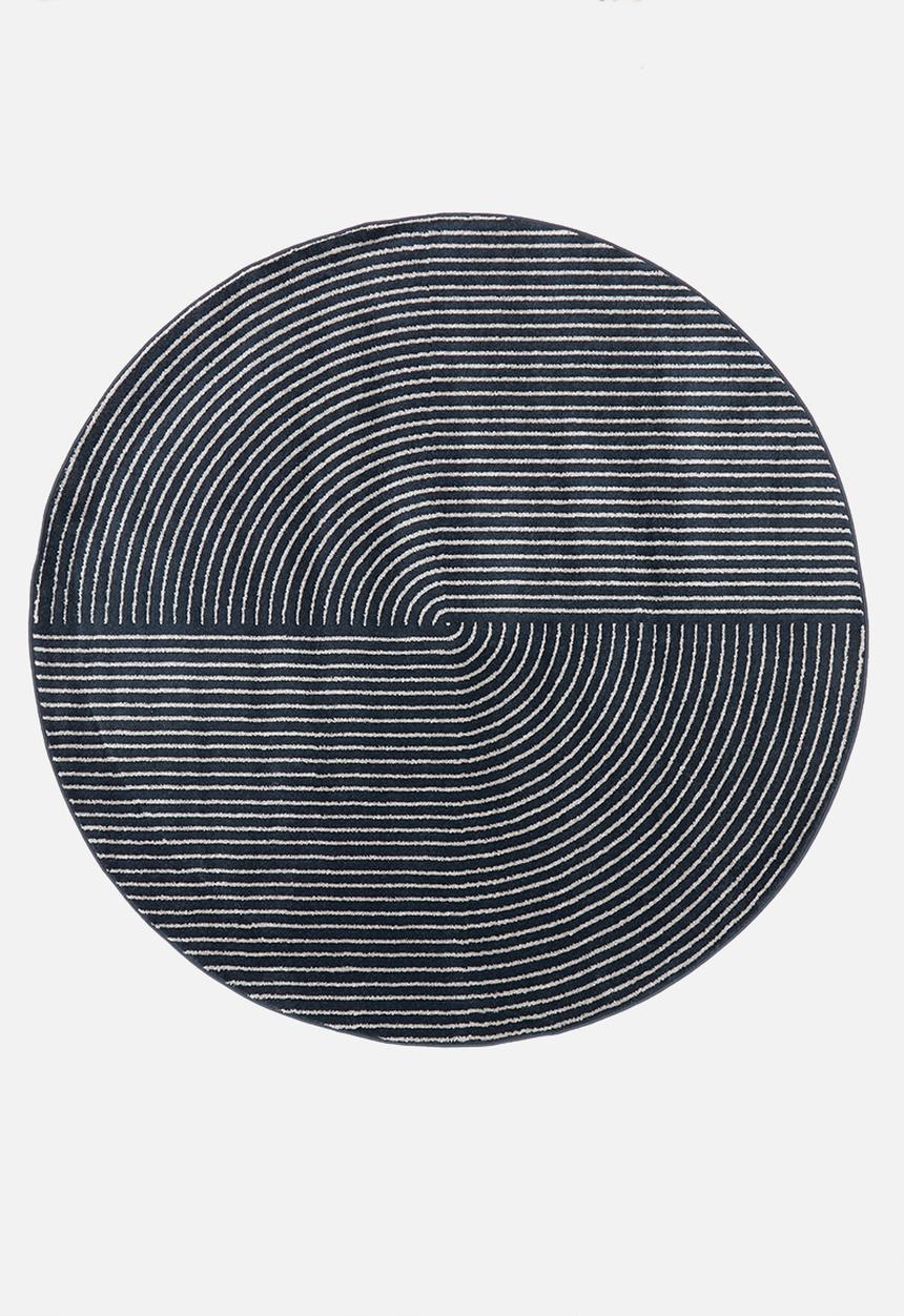 Hertex Fabrics - Divide ethereal rug - blue & grey 