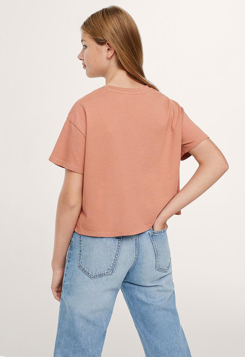 MANGO - T-shirt cherry - pink