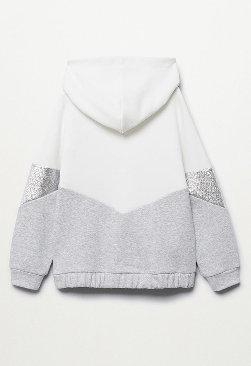 MANGO - Sweatshirt plata - white & grey 