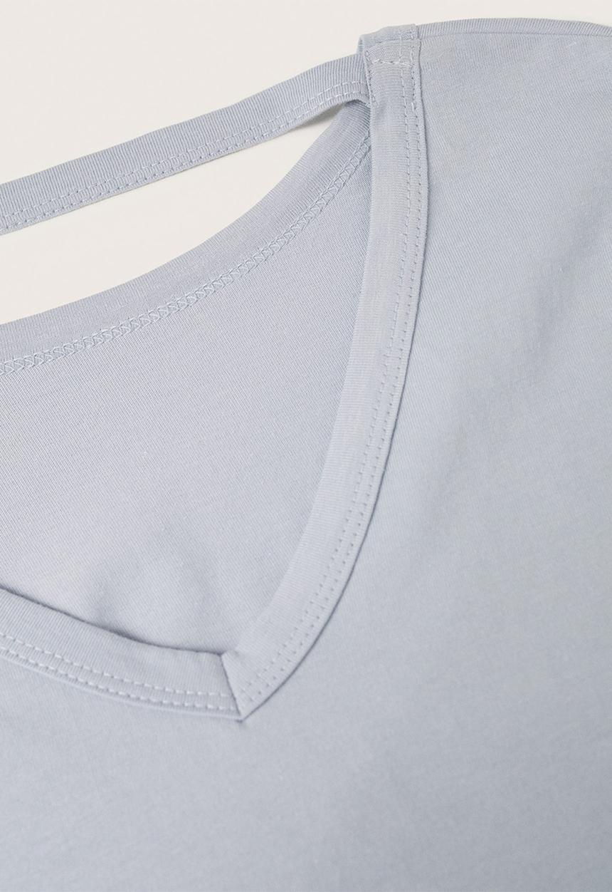 MANGO - T-shirt clap - blue