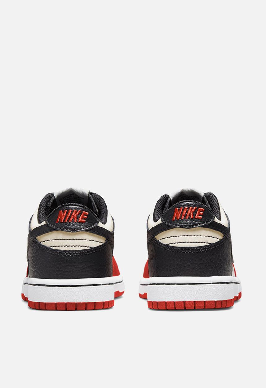 Nike - Nike dunk low - sail/black-black-chile red