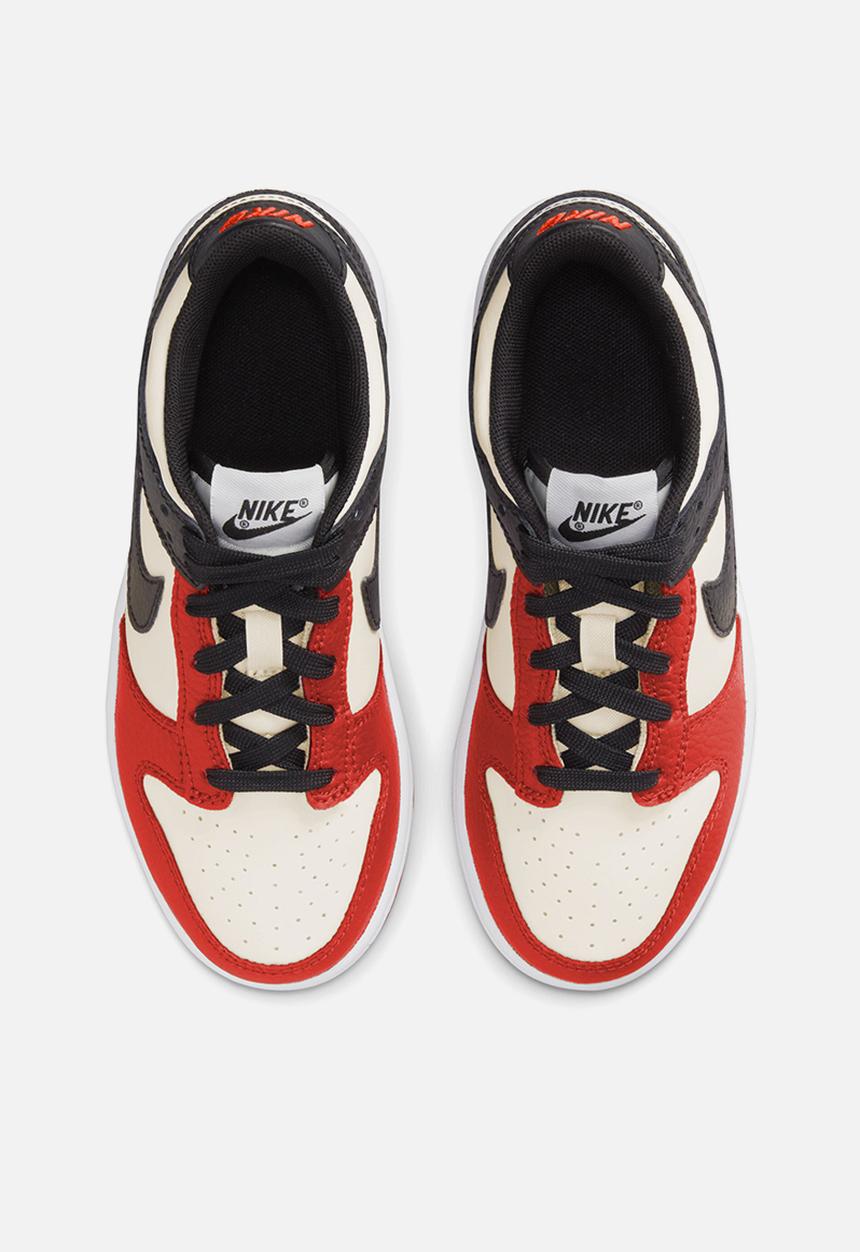 Nike - Nike dunk low - sail/black-black-chile red