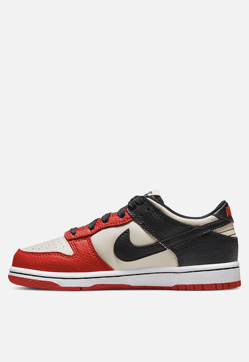 Nike - Nike dunk low - sail/black-black-chile red