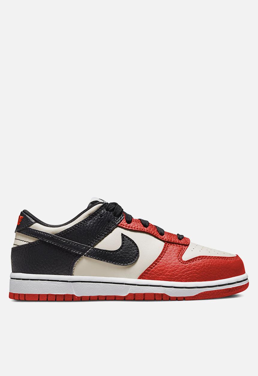 Nike - Nike dunk low - sail/black-black-chile red