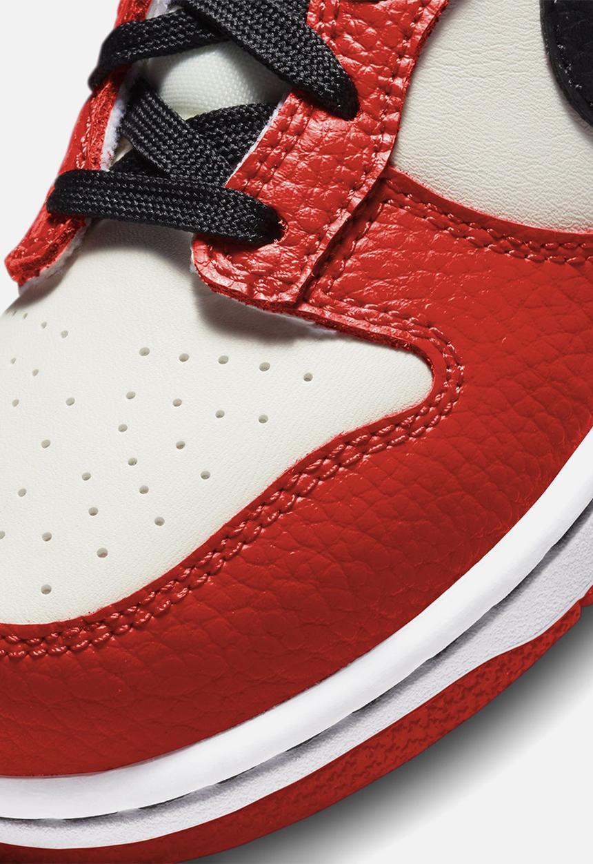 Nike - Nike dunk low - sail/black-black-chile red