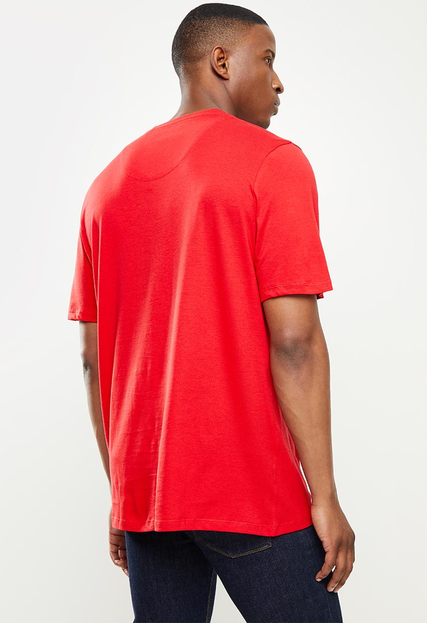 Pringle of Scotland - Core pima tee - red