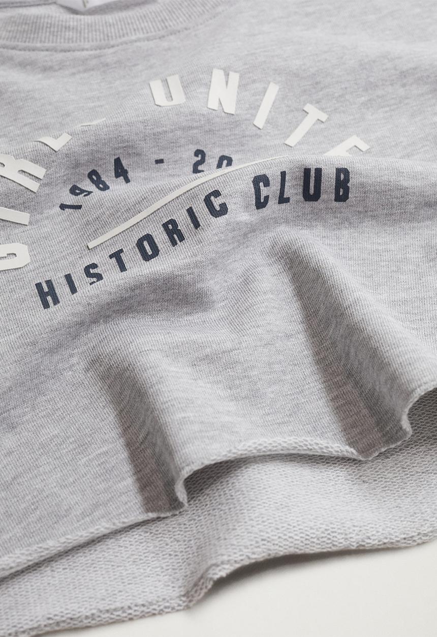 MANGO - Sweatshirt varsity - grey