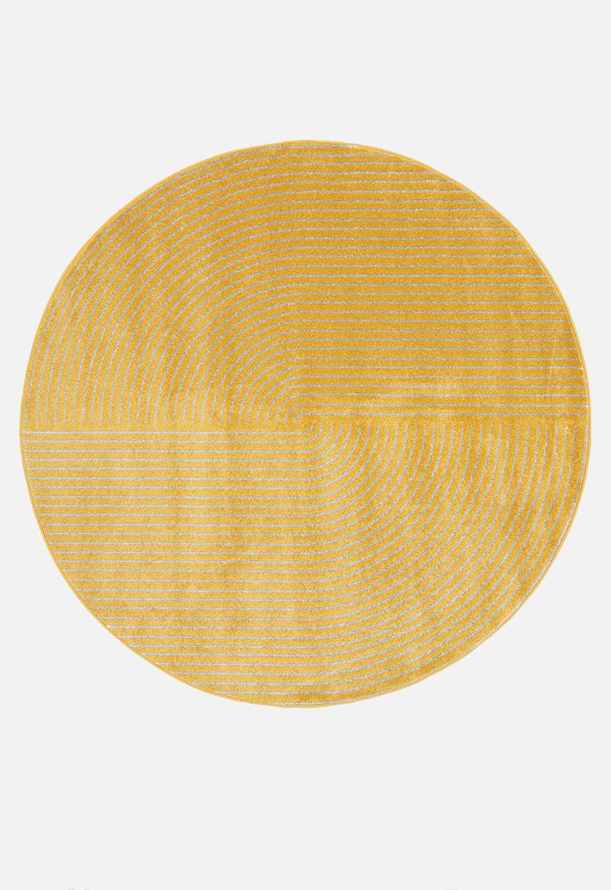 Hertex Fabrics - Divide tuscan rug - mustard 