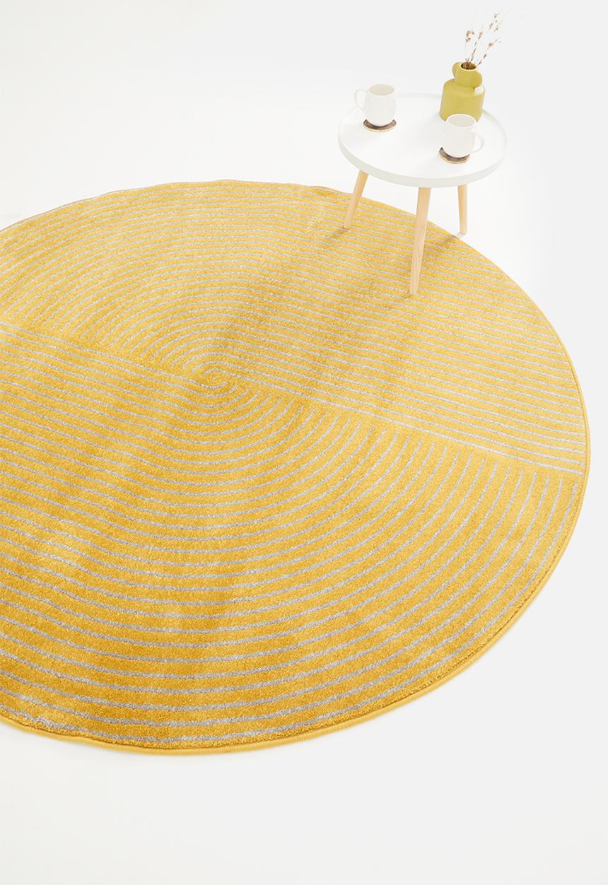 Hertex Fabrics - Divide tuscan rug - mustard 