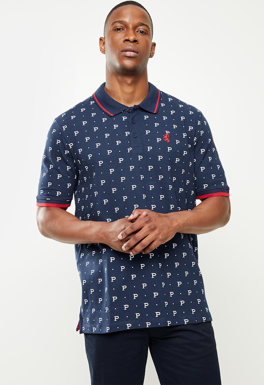 Pringle of Scotland - Mtop1015 mens golfer - navy  