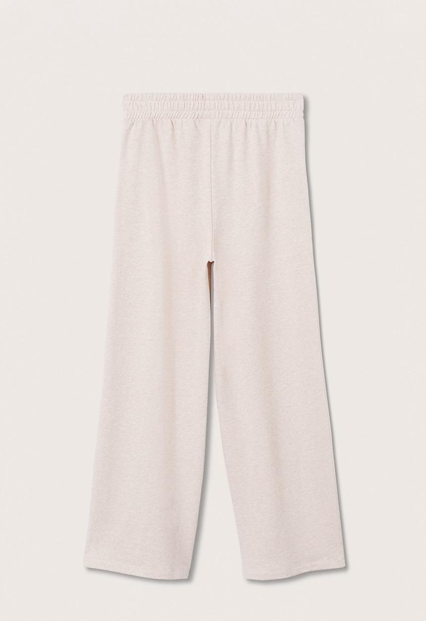 MANGO - Trousers comfy - white