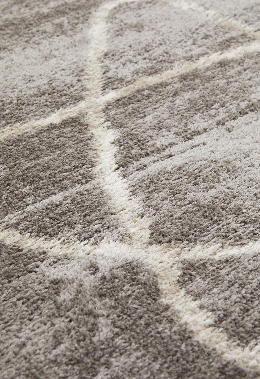 Hertex Haus - Haywire overclouded rug - grey