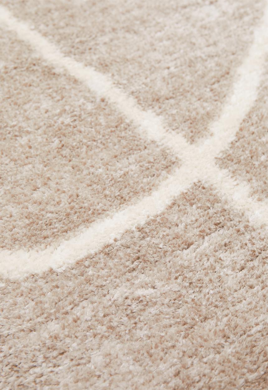 Hertex Haus - Haywire lightning rug - cream