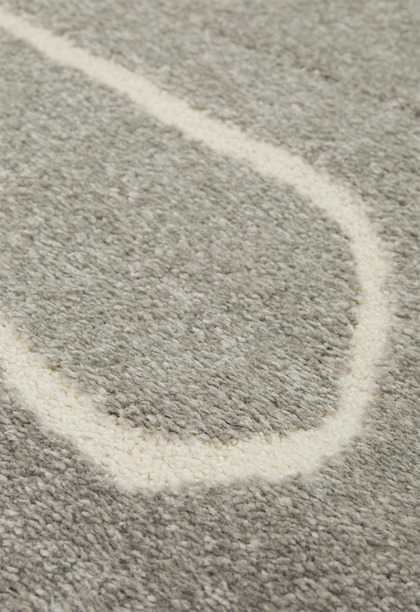 Hertex Haus - Perplex stormy rug - grey