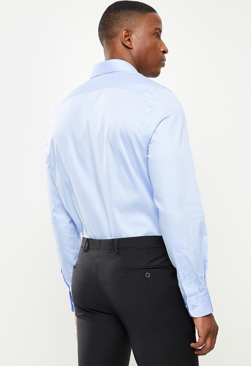 Pringle of Scotland - Core tailored long sleeve shirt - light blue