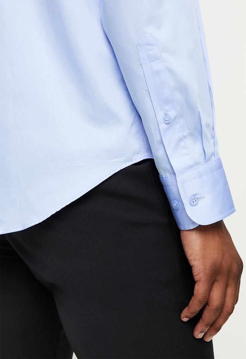 Pringle of Scotland - Core tailored long sleeve shirt - light blue