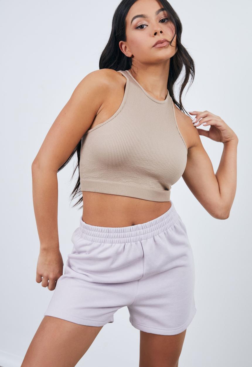 Factorie - Seam free racer back tank - nude blush
