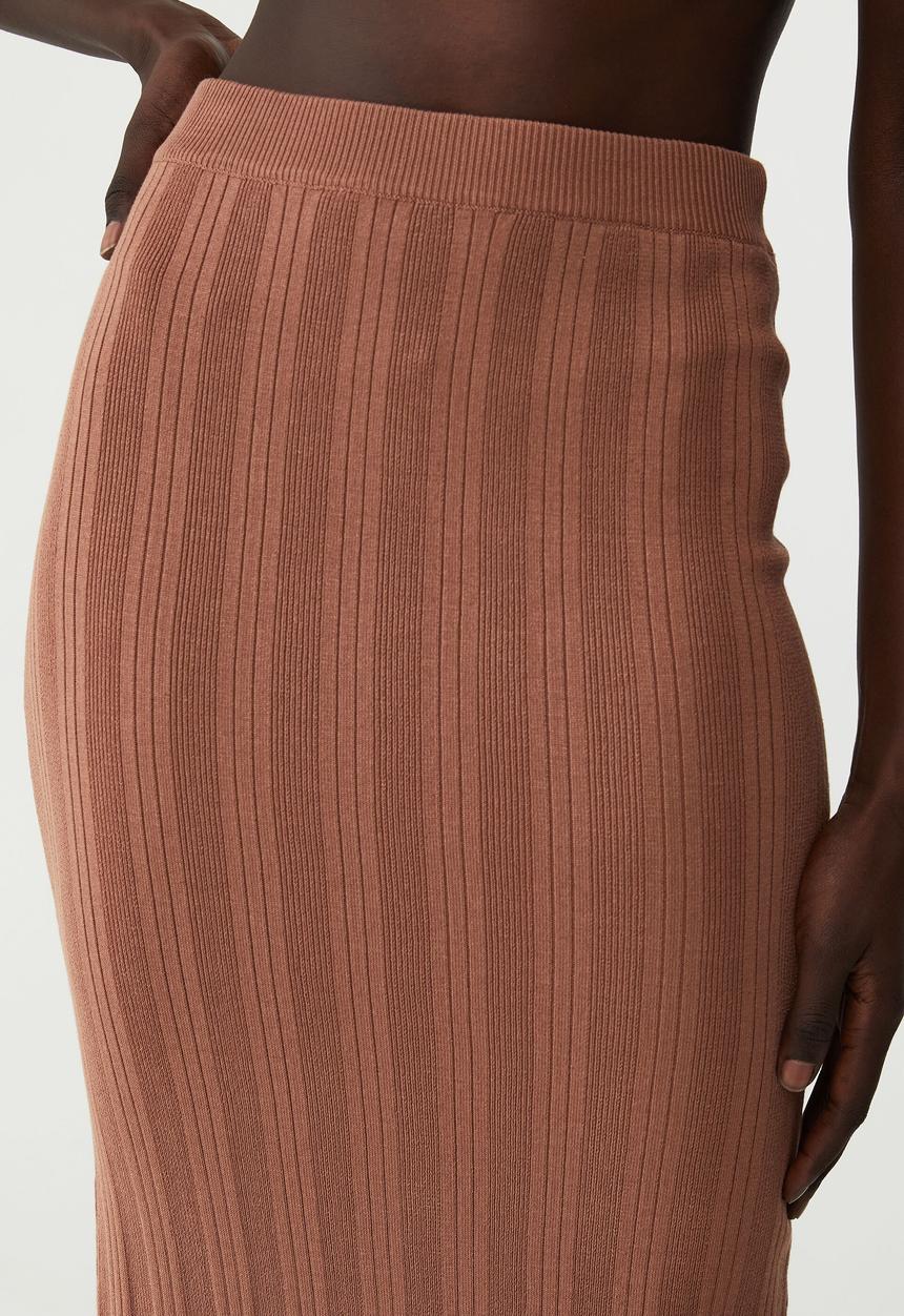 Cotton On - Foxy midi skirt - cocoa bean